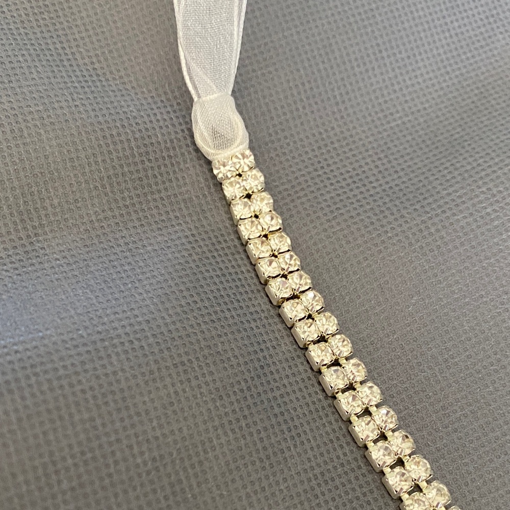 David's Bridal Rhinestone Bridal Belt - Picture 3 of 4